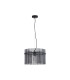 Swizzle Pendant Lamp Matt Black Smoked Rods 1x E27-4
