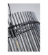 Swizzle Pendant Lamp Matt Black Smoked Rods 1x E27-5