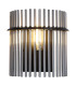 Swizzle Wall Light Matt Black Smoked Rods 5x E14-1