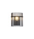 Swizzle Wall Light Matt Black Smoked Rods 5x E14-3
