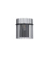 Swizzle Wall Light Matt Black Smoked Rods 5x E14-4