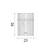 Swizzle Wall Light Matt Black Smoked Rods 5x E14-6