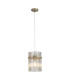 Swizzle Pendant Lamp Gold Champagne Rods 1x E27-1
