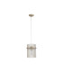 Swizzle Pendant Lamp Gold Champagne Rods 1x E27-4