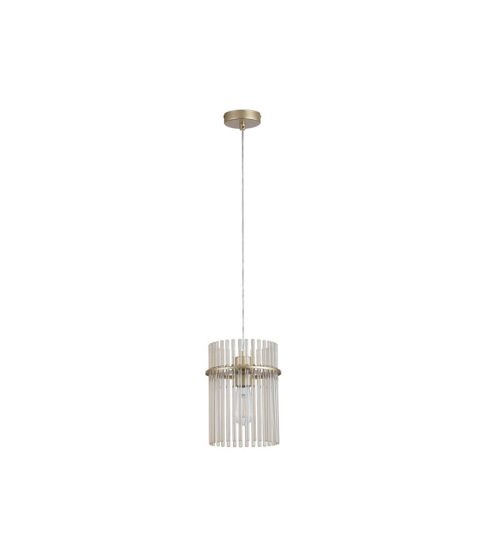 Swizzle Pendant Lamp Gold Champagne Rods 1x E27-4
