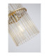 Swizzle Pendant Lamp Gold Champagne Rods 1x E27-5