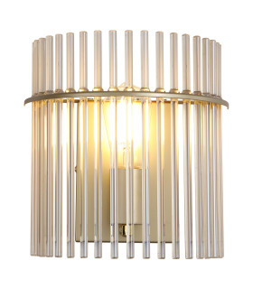 Swizzle Wall Light Gold Champagne Rods 1x E14-1