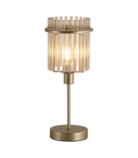 Swizzle Table Lamp Gold Champagne Rods 1x E14-1