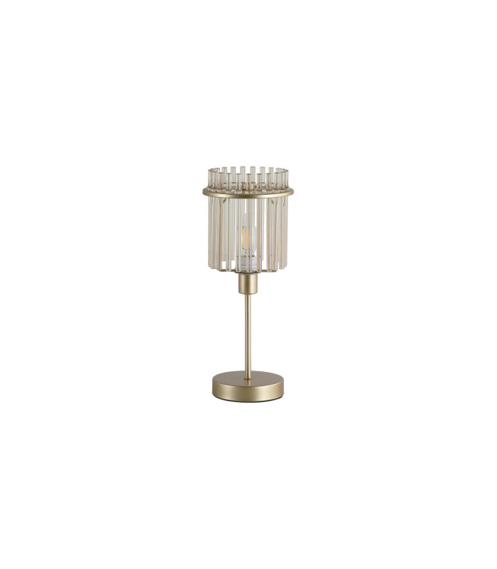 Swizzle Table Lamp Gold Champagne Rods 1x E14-4