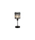 Swizzle Table Lamp Matt Black Smoked Rods 1x E27-4