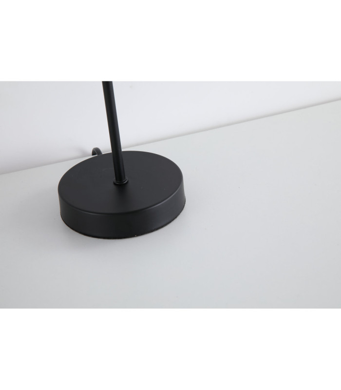 Swizzle Table Lamp Matt Black Smoked Rods 1x E27-5