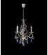 Ceiling Pendant Chandelier 3 Light French Gold, Crystal - 2