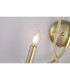 Ascona Wall Light Satin Brass & Glass 5x E14-5