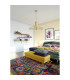 Ascona 5 Light Pendant Lamp Satin Brass & Glass 8x E14-2