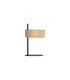 Hessian Table Lamp Black Linen Shade 1x E27-3