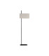 Hessian Floor Lamp Black Linen Shade 3x E27-4