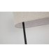 Hessian Floor Lamp Black Linen Shade 3x E27-5