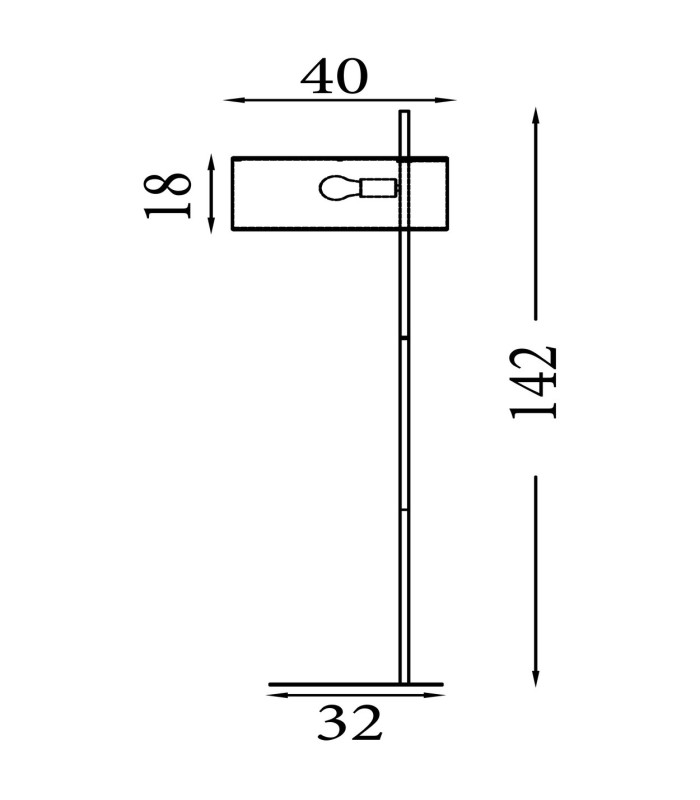 Hessian Floor Lamp Black Linen Shade 3x E27-6