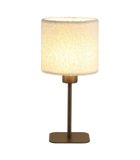 Chelsea Table Lamp Plush Shade 1x E27-1