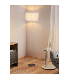 Chelsea Floor Lamp Plush Shade 1x E27-2