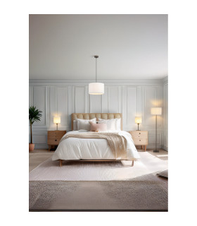 Chelsea Pendant Lamp Plush Shade 1x E27-2