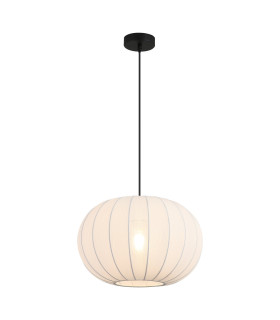Radiant Pendant Lamp Black Soft Fabric Shade 1x E14-1