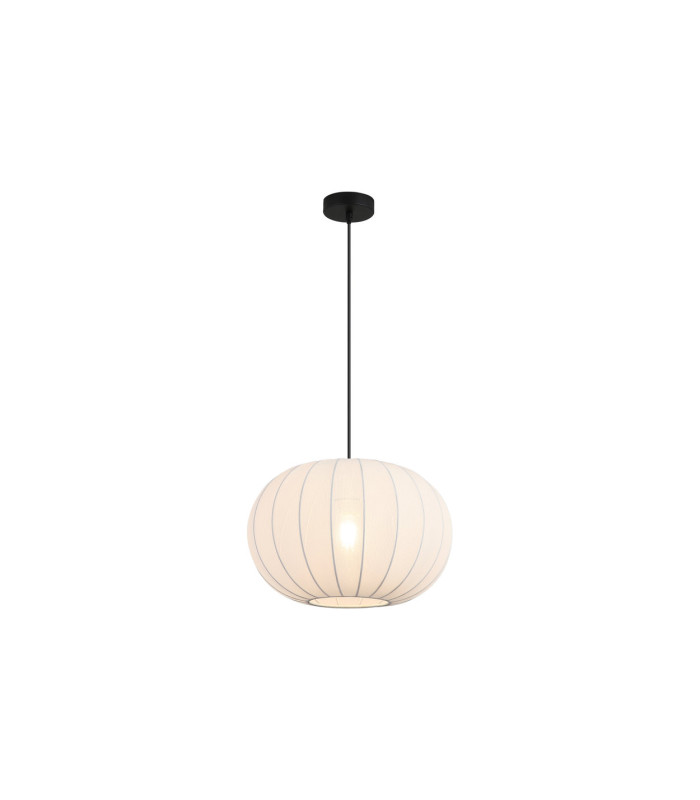 Radiant Pendant Lamp Black Soft Fabric Shade 1x E14-3