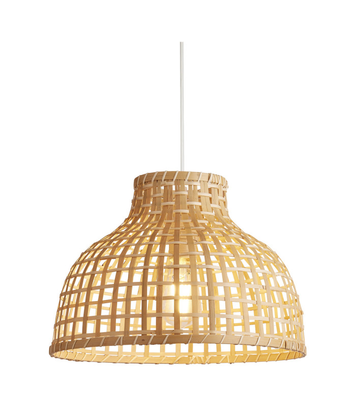 Bali Dome Pendant Lamp Bamboo 1x E27-1