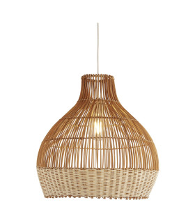 Bali Dome Pendant Lamp Rattan x-1