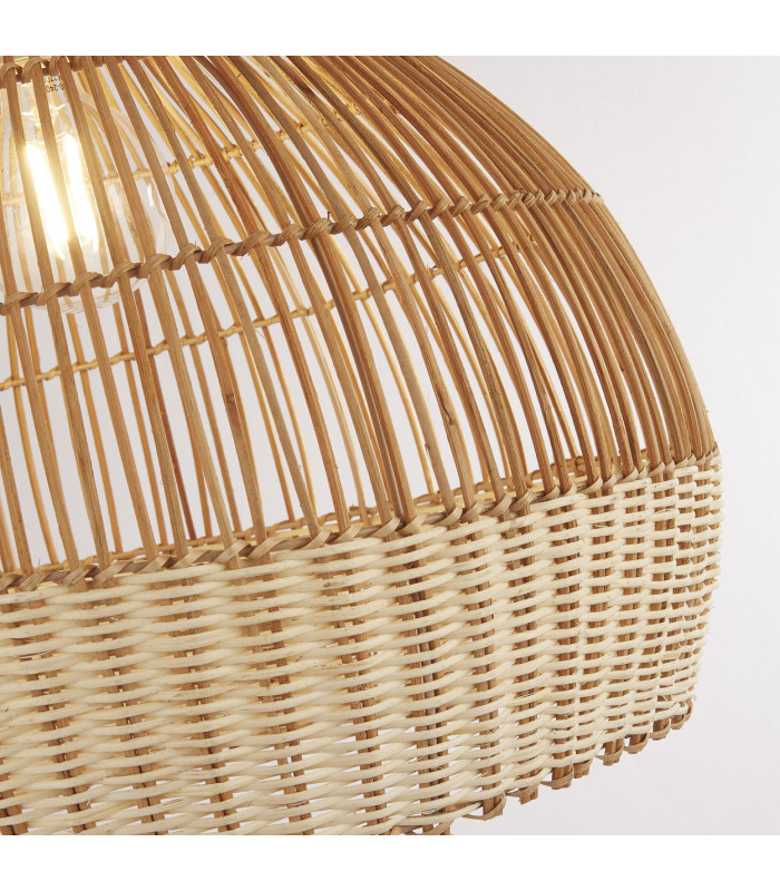 Bali Dome Pendant Lamp Rattan x-5