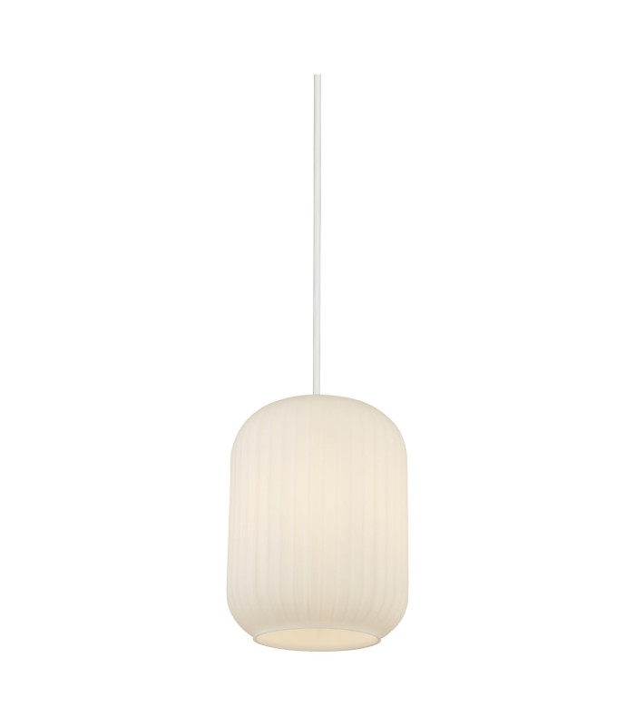 Pearl Pendant Lamp White Frosted Glass White Suspension 1x E27-1