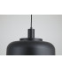 Scotl& Dome Pendant Lamp Convertible To Semi-Flush Ceiling Light Black 1x E27-5