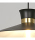 Balham Dome Pendant Lamp Black & Gold 1x E27-5