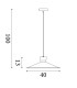 Balham Dome Pendant Lamp Black & Gold 1x E27-6