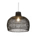 Large Bell Shade Black Rattan 50cm-3