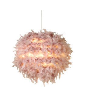 Kate Feather Pink Non-Elec Shade Shade Only-1