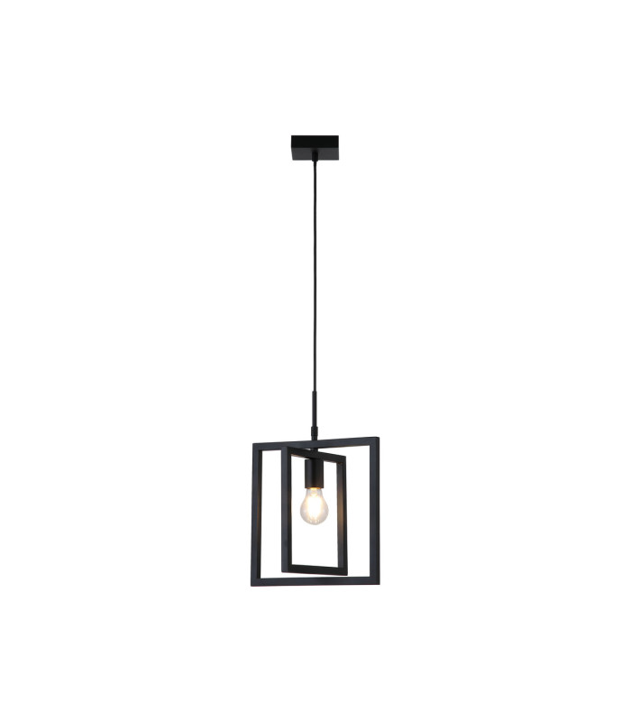 Plaza Pendant Lamp Black 2x E14-3