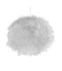 Kate Feather White Non-Elec Shade Shade Only-4