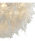 Kate Feather White Non-Elec Shade Shade Only-5