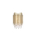 Spear Wall Light Gold Clear Crystal 5x E27-3
