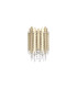 Spear Wall Light Gold Clear Crystal 5x E27-4
