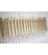 Spear 8 Light Diner Bar Pendant Lamp Gold Clear Crystal x-5