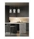 Modena LED 3 Light Bar Pendant Lamp Chrome Clear Crystal-2