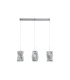 Modena LED 3 Light Bar Pendant Lamp Chrome Clear Crystal-4