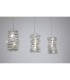 Modena LED 3 Light Bar Pendant Lamp Chrome Clear Crystal-5