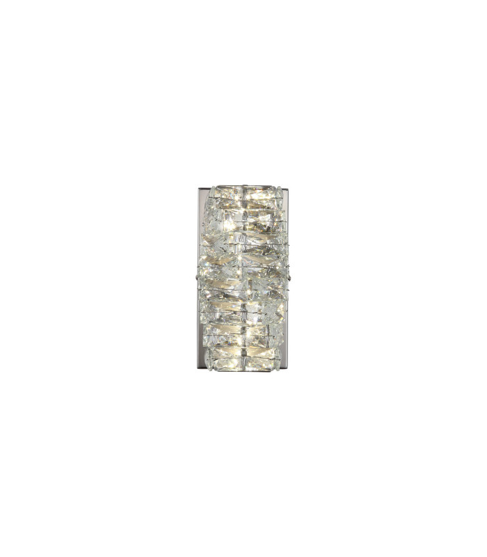 Modena LED Wall Light Chrome Clear Crystal-3