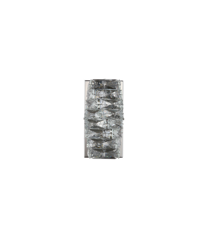 Modena LED Wall Light Chrome Clear Crystal-4