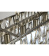 Bijou 8 Light Oval Diner Pendant Lamp Antique Brass & Champagne 8x E14-5