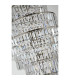 Empire 13 Light Chandelier Antique Brass Clear Glass 2x E14-5