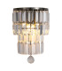 Empire Wall Light Antique Brass Clear Crystal IP44 5x E14-1
